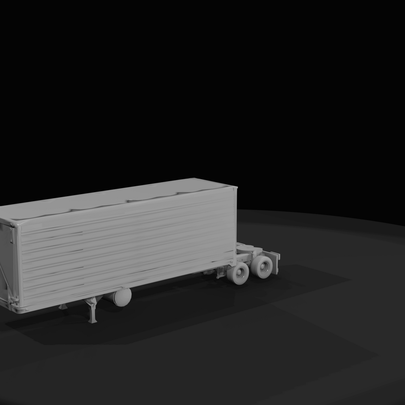 older box trrailer double
