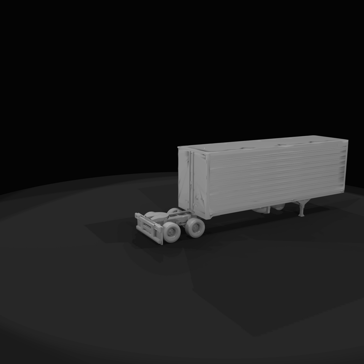 older box trrailer double