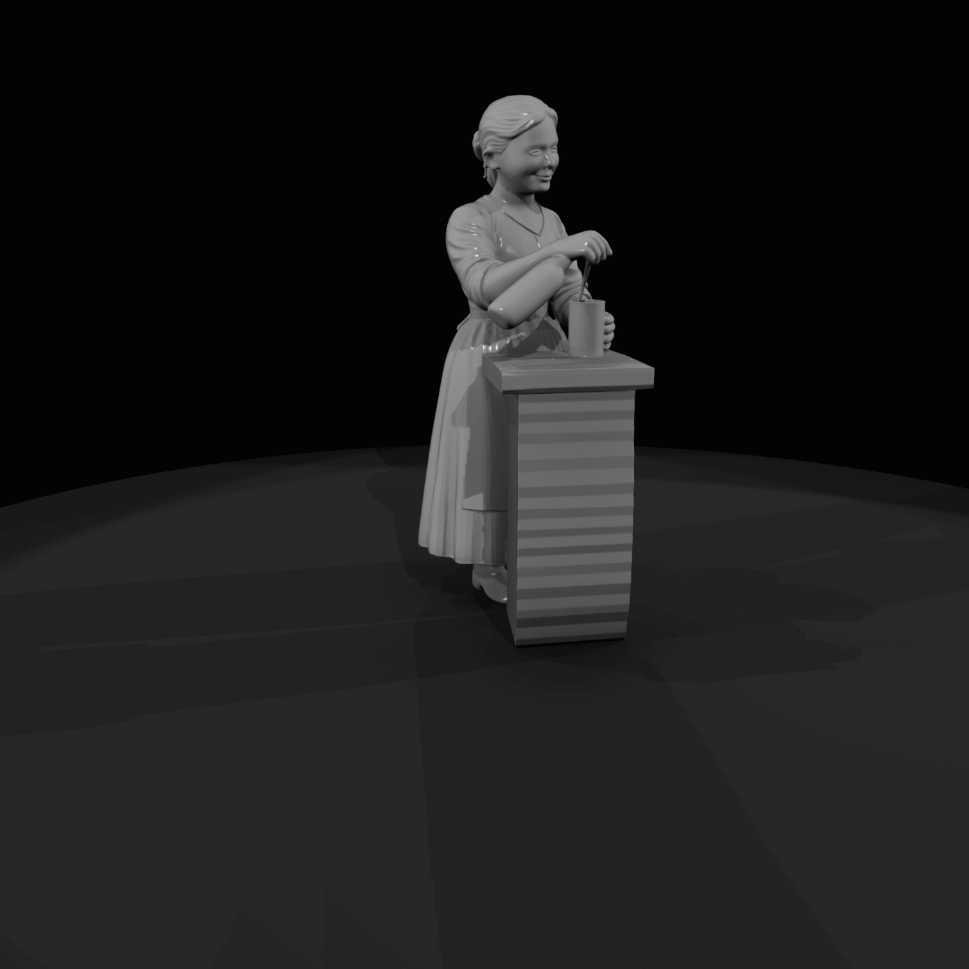 decorative figurine / sculptural asset