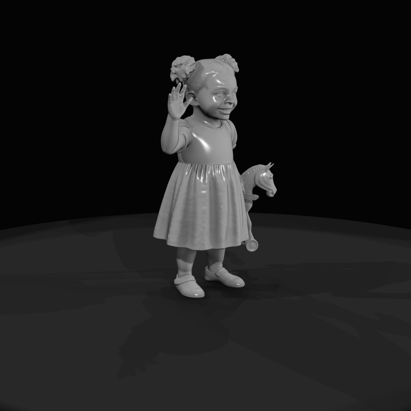 Only Generate People Child With Toy (estimated)