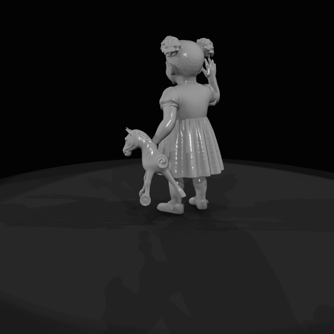 Only Generate People Child With Toy (estimated)