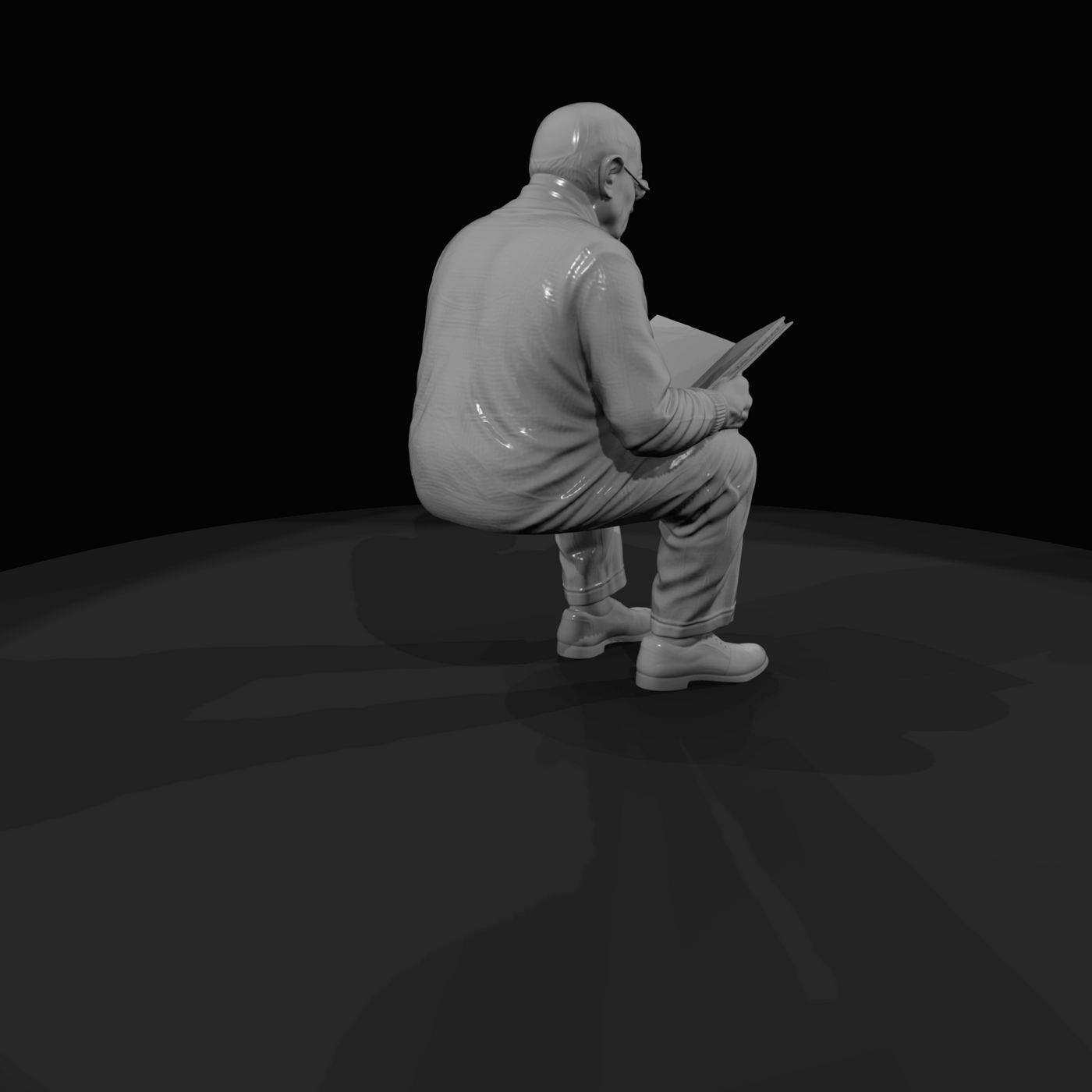 Only Generate People Elderly Man With (estimated)