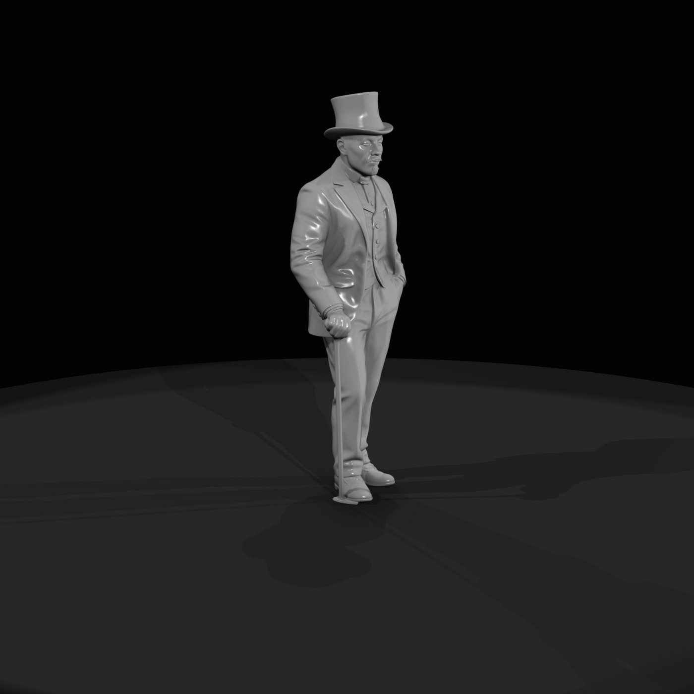 Only Generate People Elegant Gentleman (estimated)
