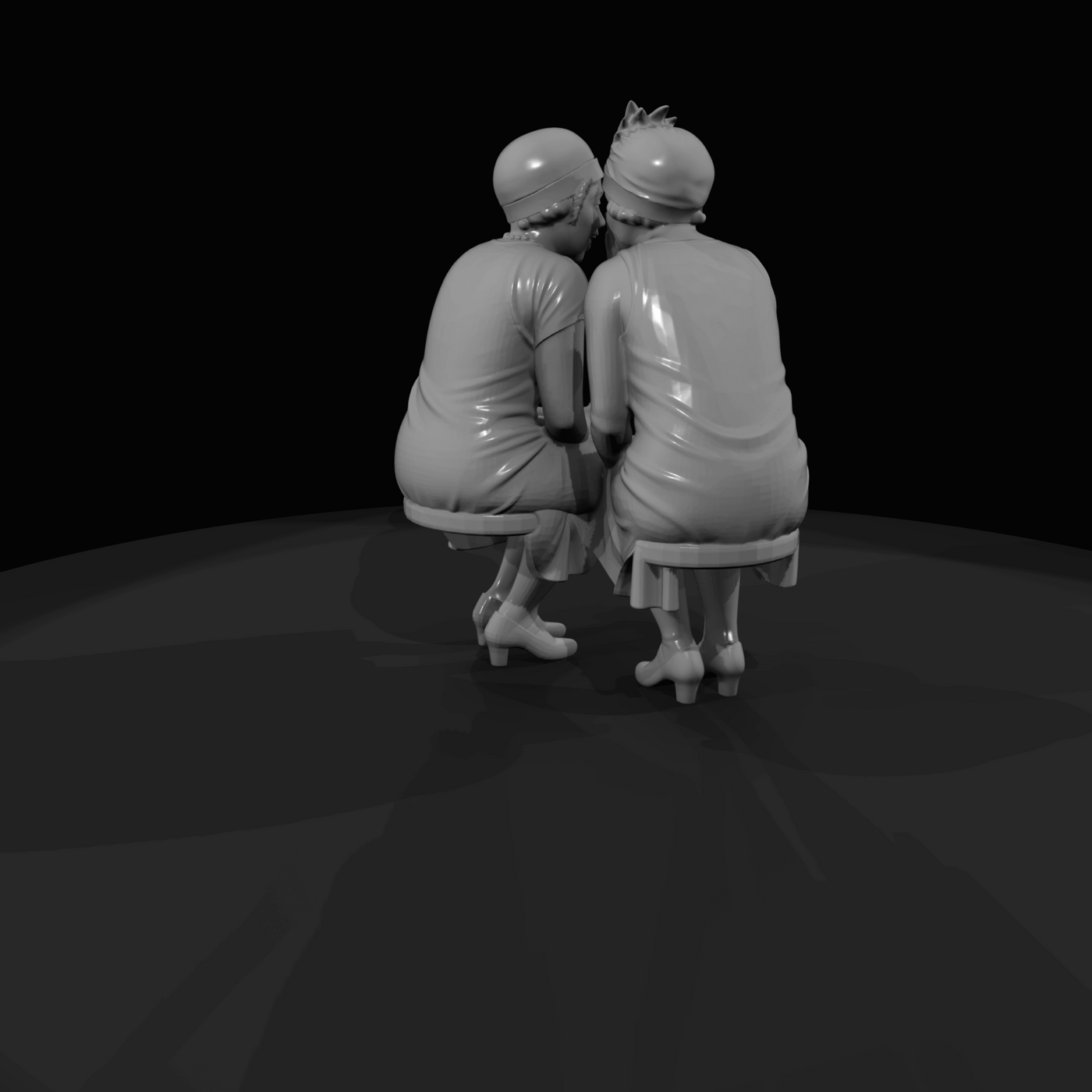 Only Generate People Gossiping Friends (estimated)