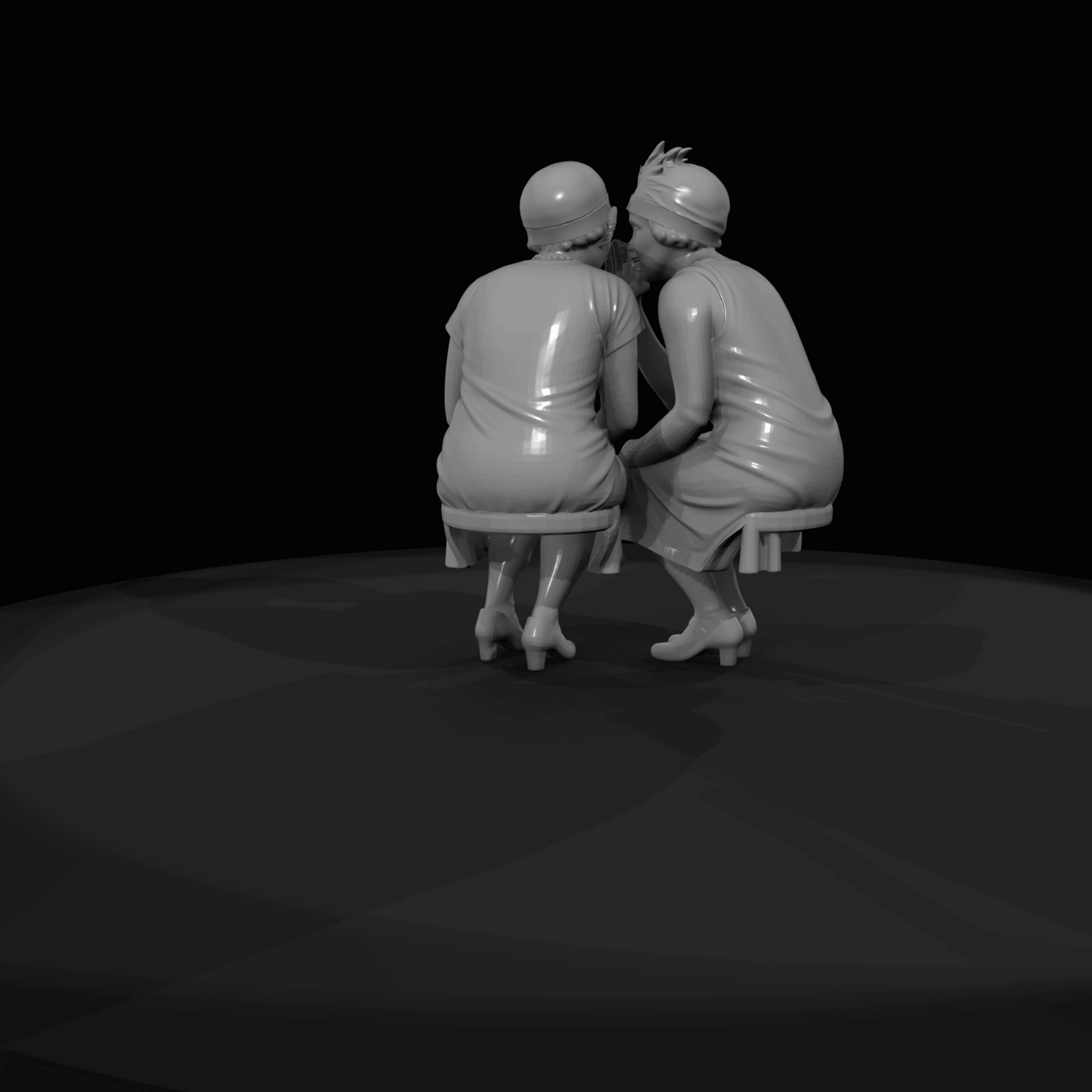 Only Generate People Gossiping Friends (estimated)