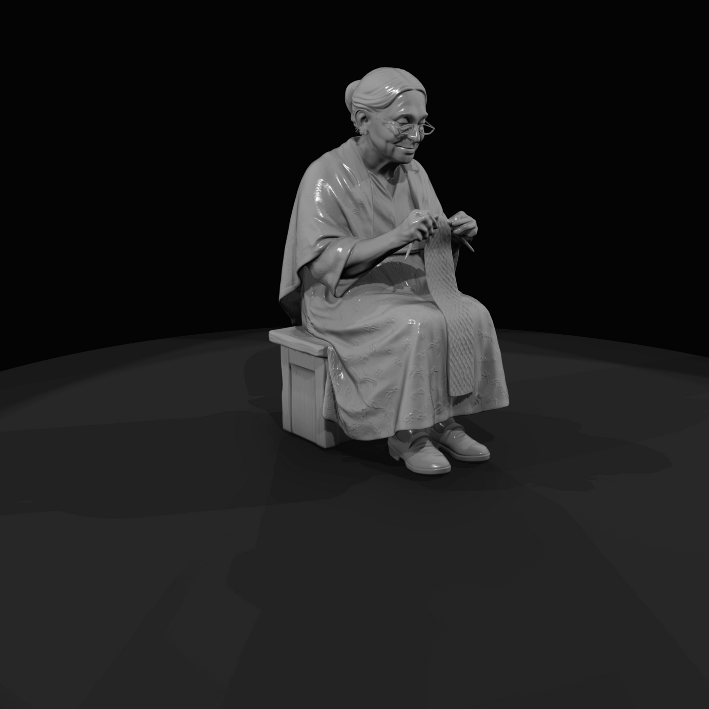 Only Generate People Old Woman (estimated)