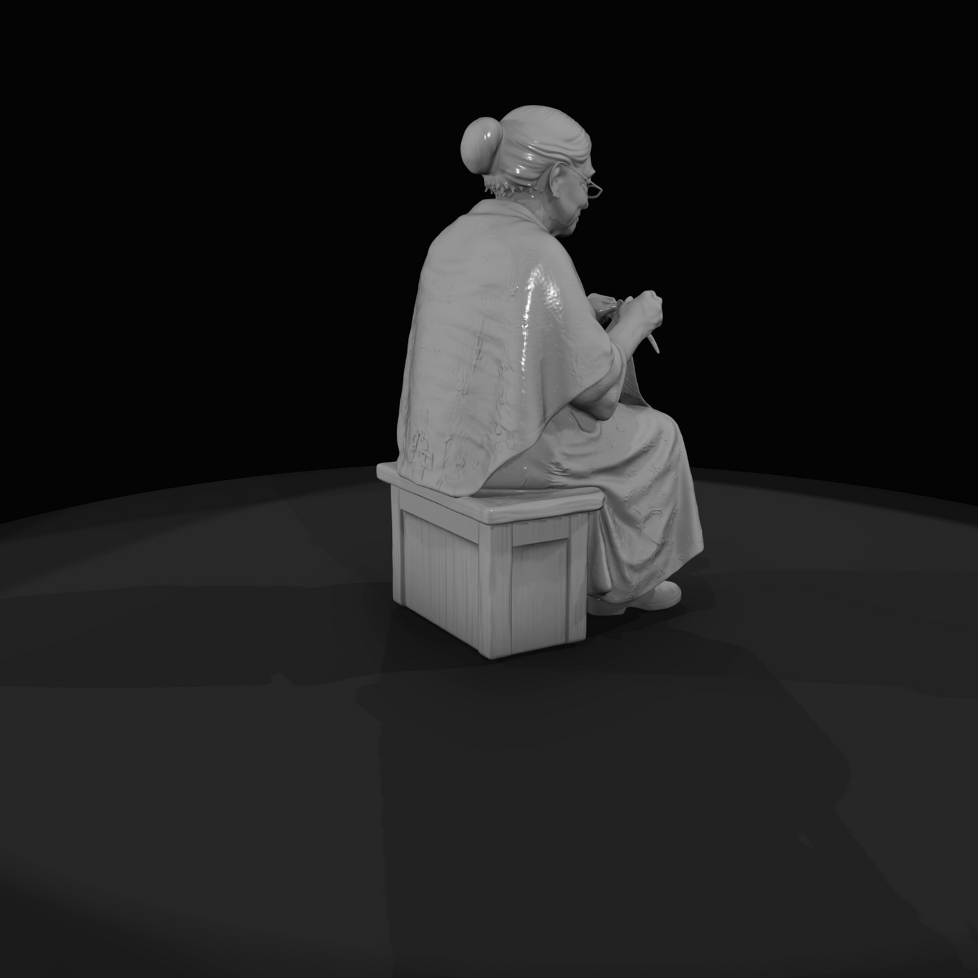 Only Generate People Old Woman (estimated)