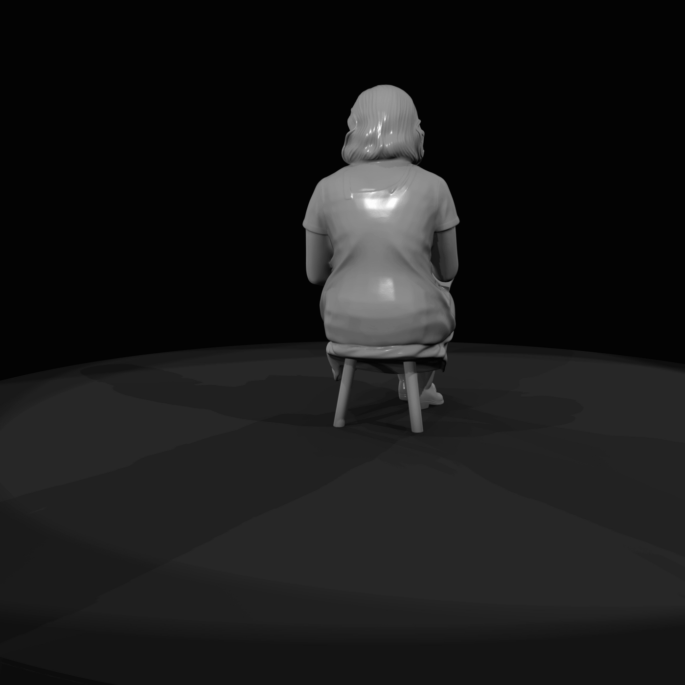 Only Generate People Pensive Artist (estimated)