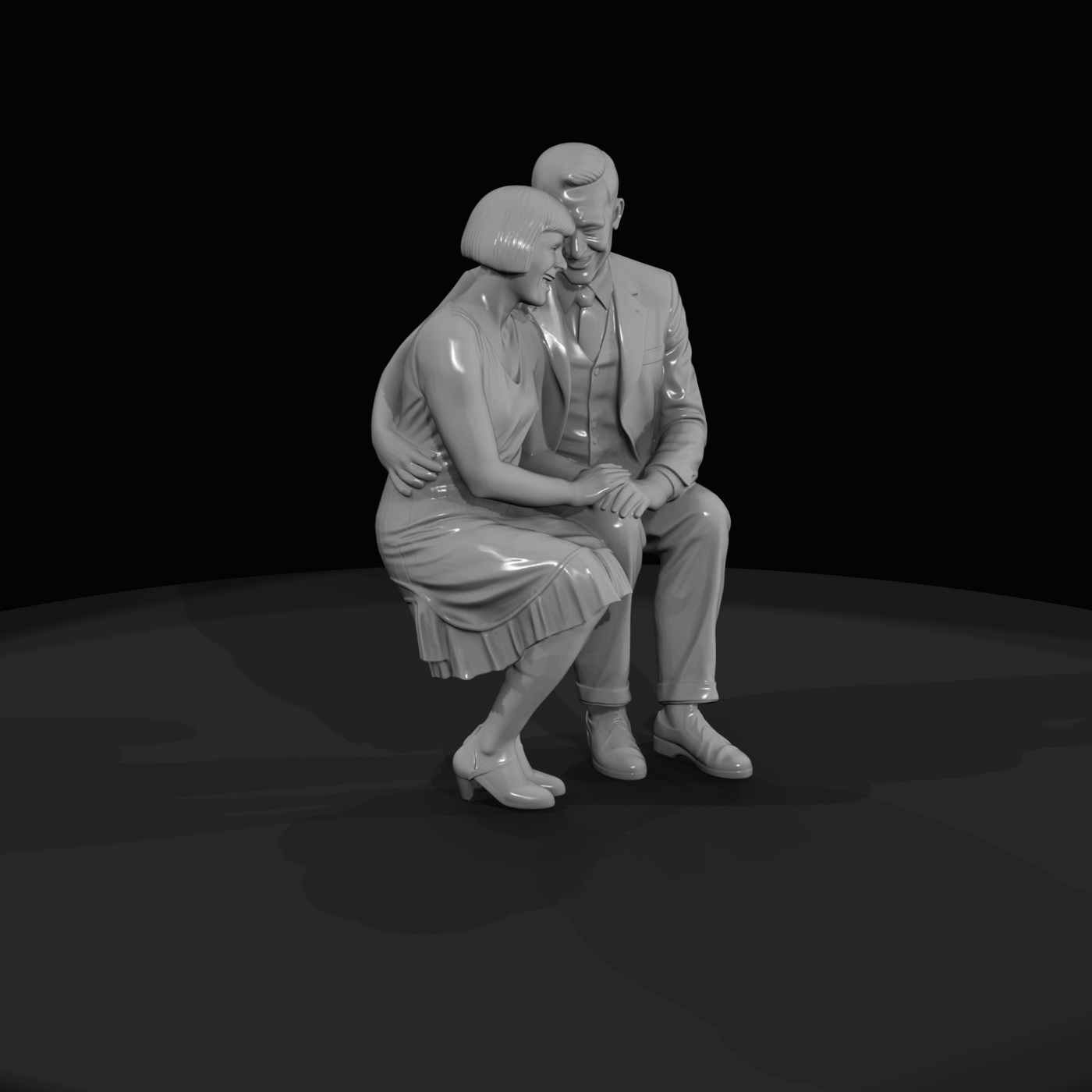 Only Generate People Young Couple (estimated)