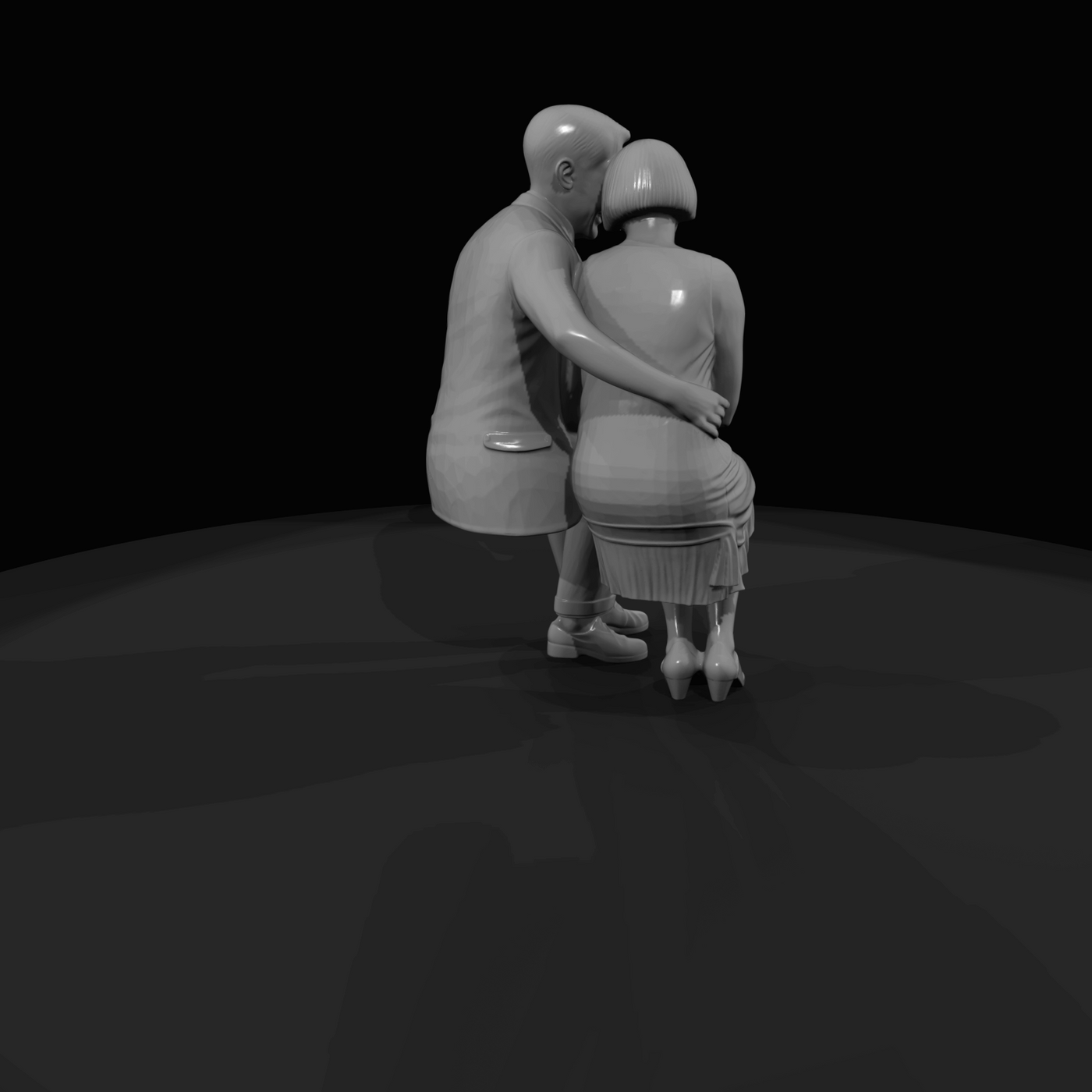 Only Generate People Young Couple (estimated)