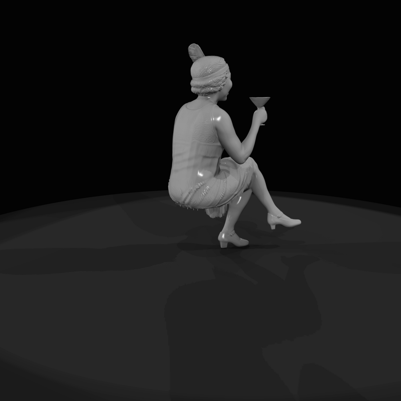 decorative figurine / sculptural asset