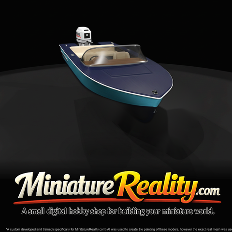 Open-Bow Open-Bow Runabout — Scale Model Boat — Scale Model Boat