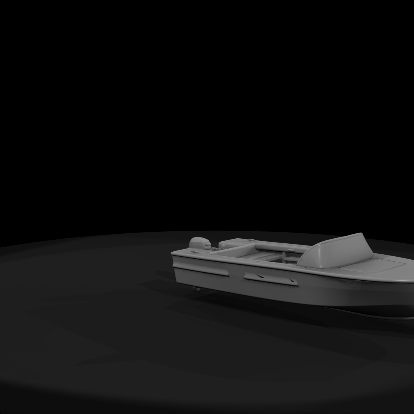 Open-Bow Open-Bow Runabout — Scale Model Boat — Scale Model Boat