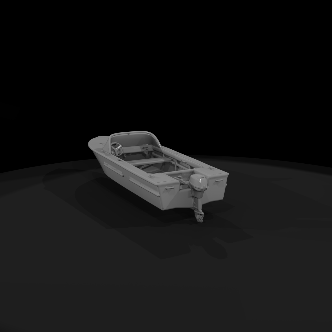 Open-Bow Open-Bow Runabout — Scale Model Boat — Scale Model Boat