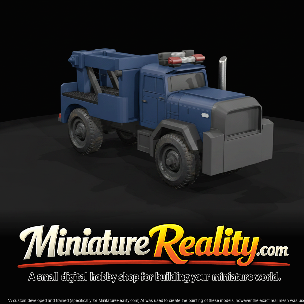 Orange Utility Truck (1960s-1970s)