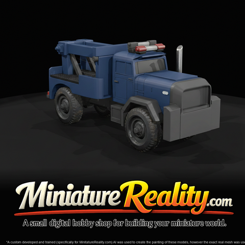 Orange Utility Truck (1960s-1970s)