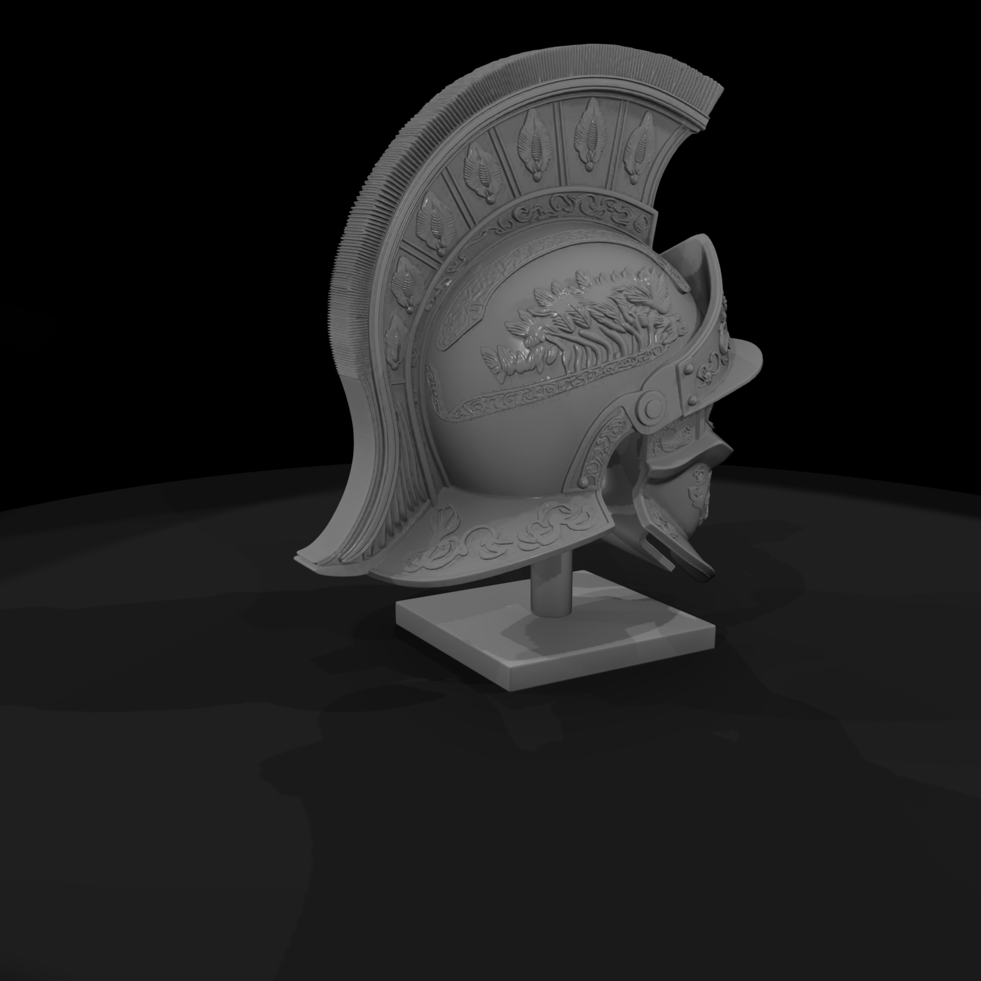 Ornate Roman Gladiator Helmet (HO / Miniature)