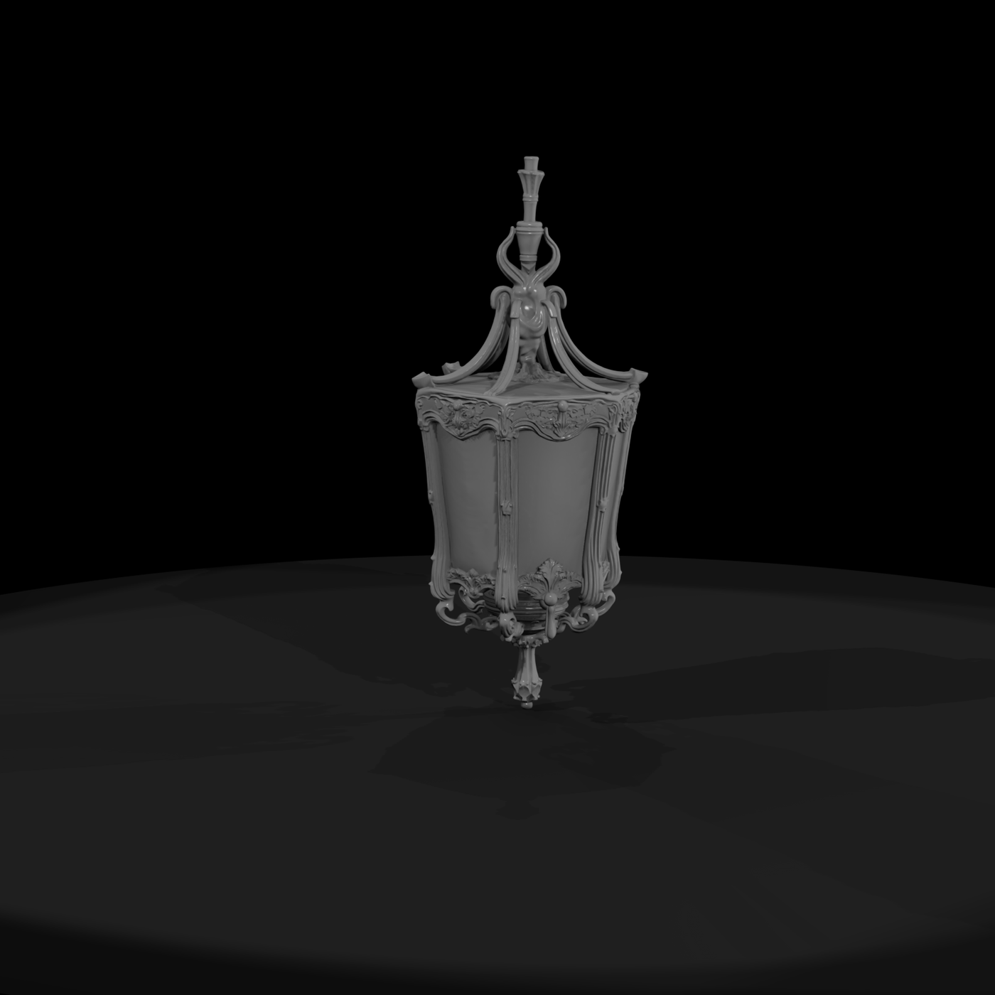 Ornate Baroque Pendant Chandelier