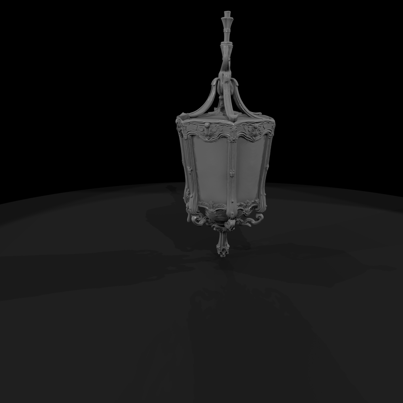 Ornate Baroque Pendant Chandelier