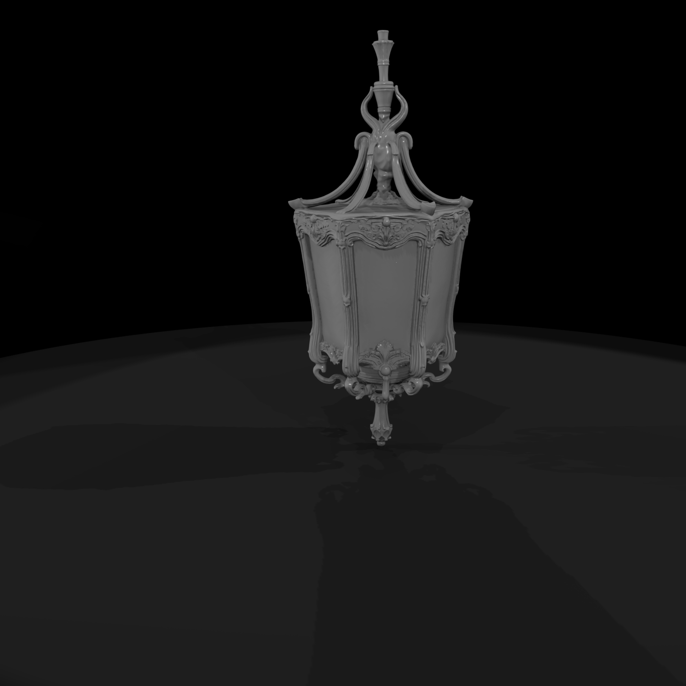 Ornate Baroque Pendant Chandelier