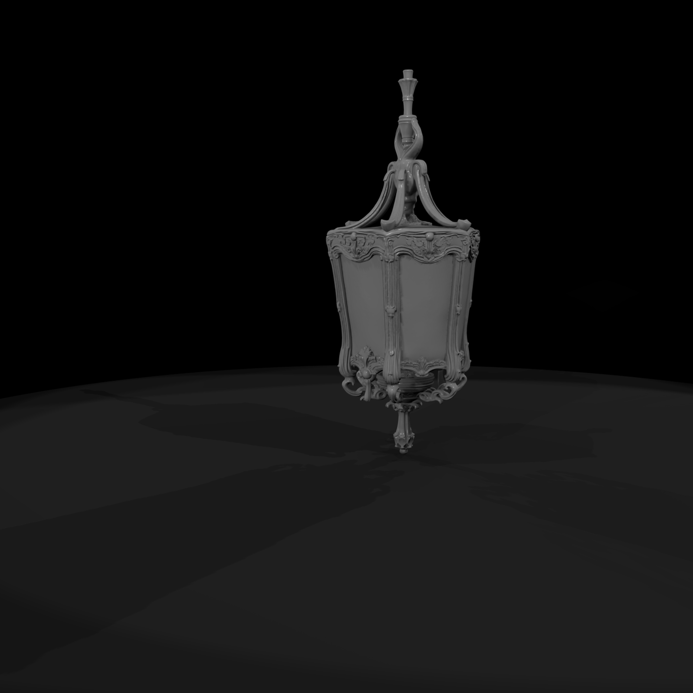 Ornate Baroque Pendant Chandelier