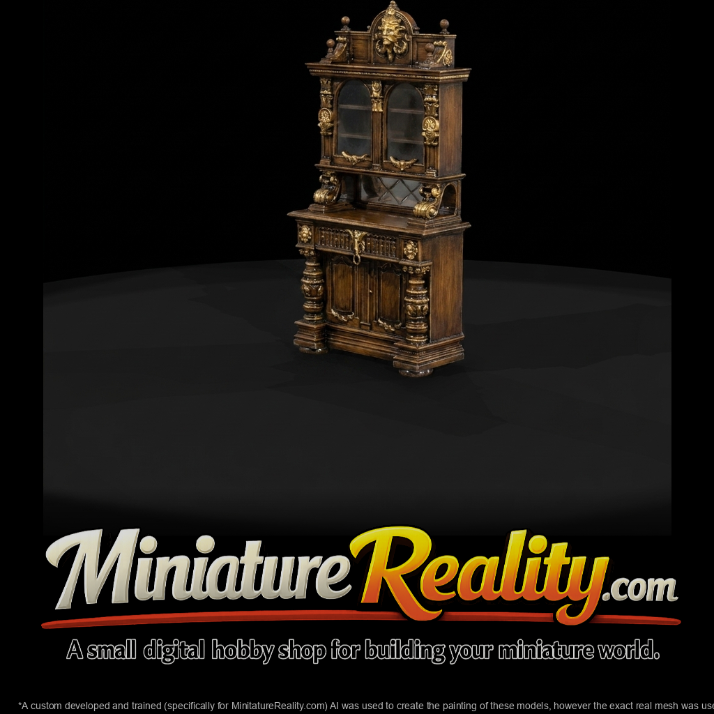 Ornate Neo Renaissance Cabinet