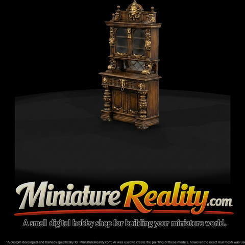 Ornate Neo Renaissance Cabinet