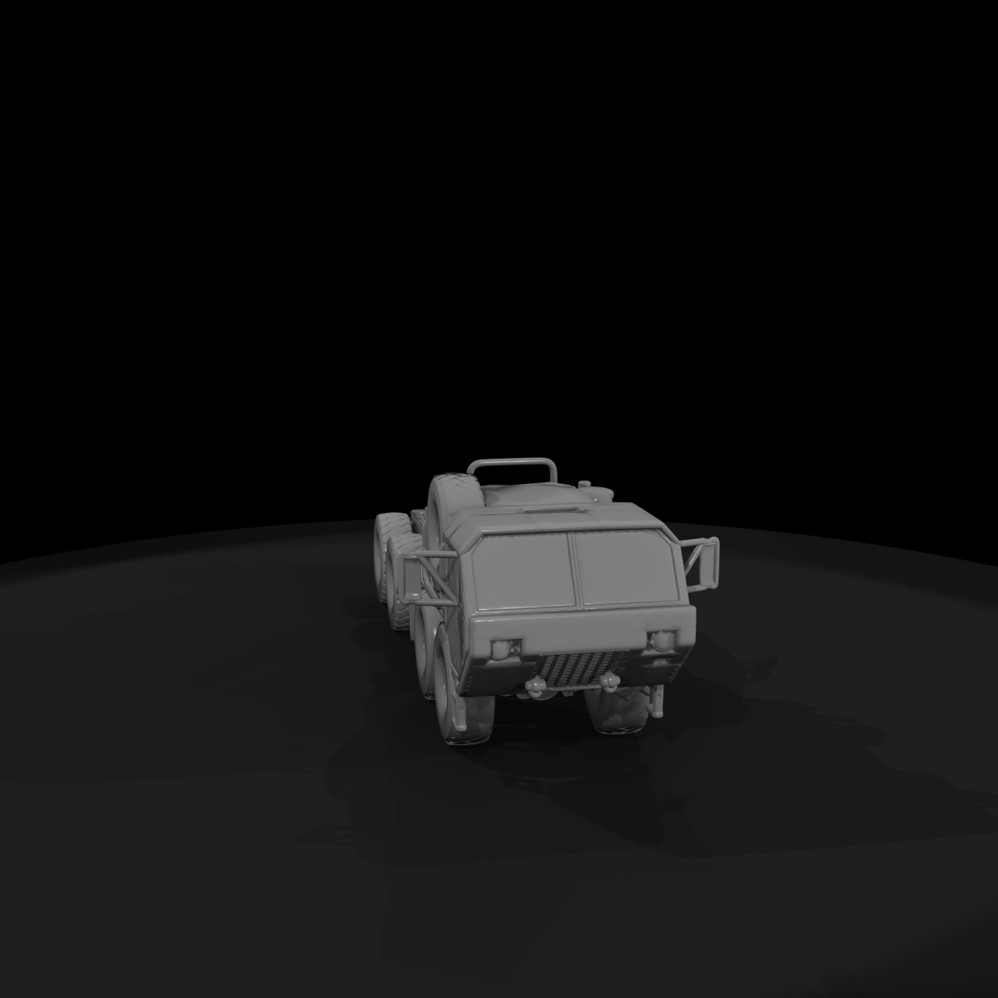 Oshkosh 8x8 Tactical Truck - 3D Printable Miniature