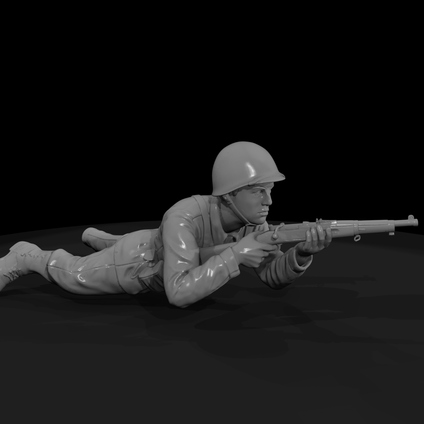 Neutral Background Figure