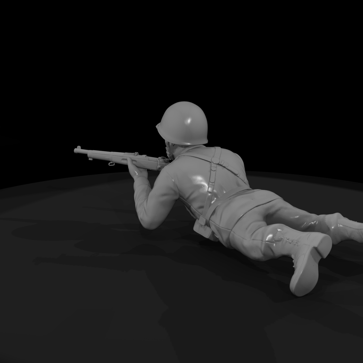 Neutral Background Figure