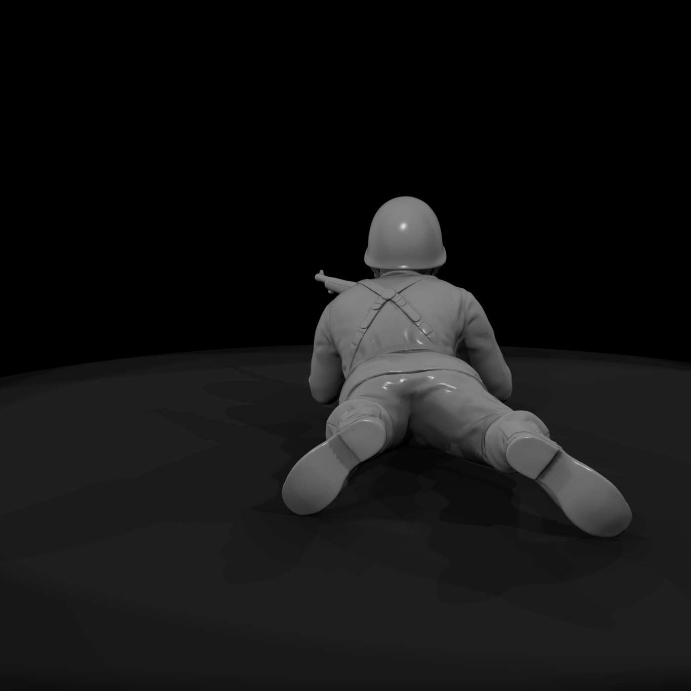 Neutral Background Figure