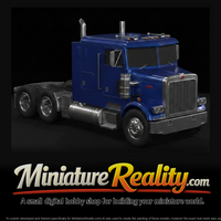 Peterbilt 362 110-Inch Cab miniature, three-quarter view — thumbnail 3
