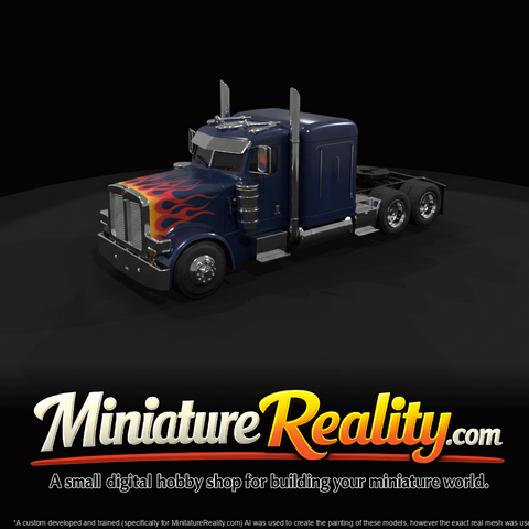 Peterbilt 389 Sleeper Cab (3D Printable)