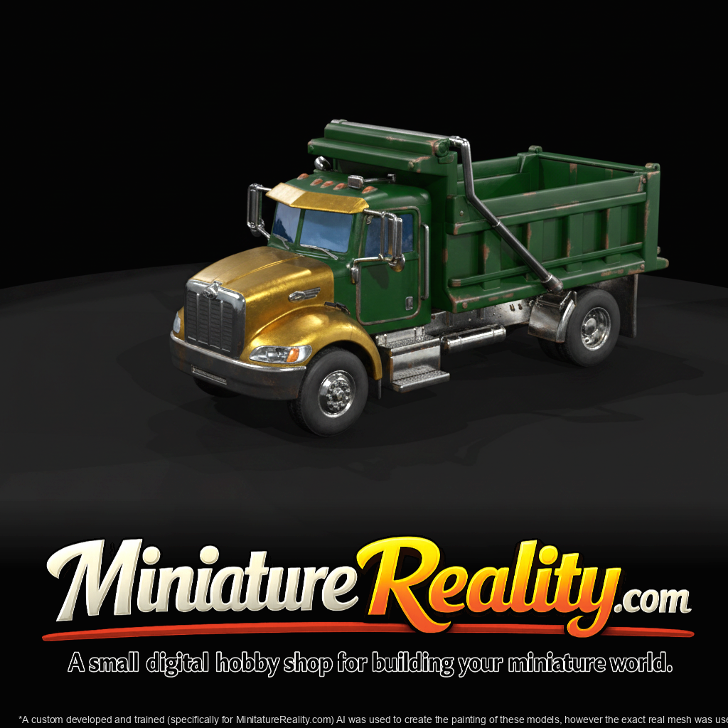 peterbuilt 340 dump truck v1