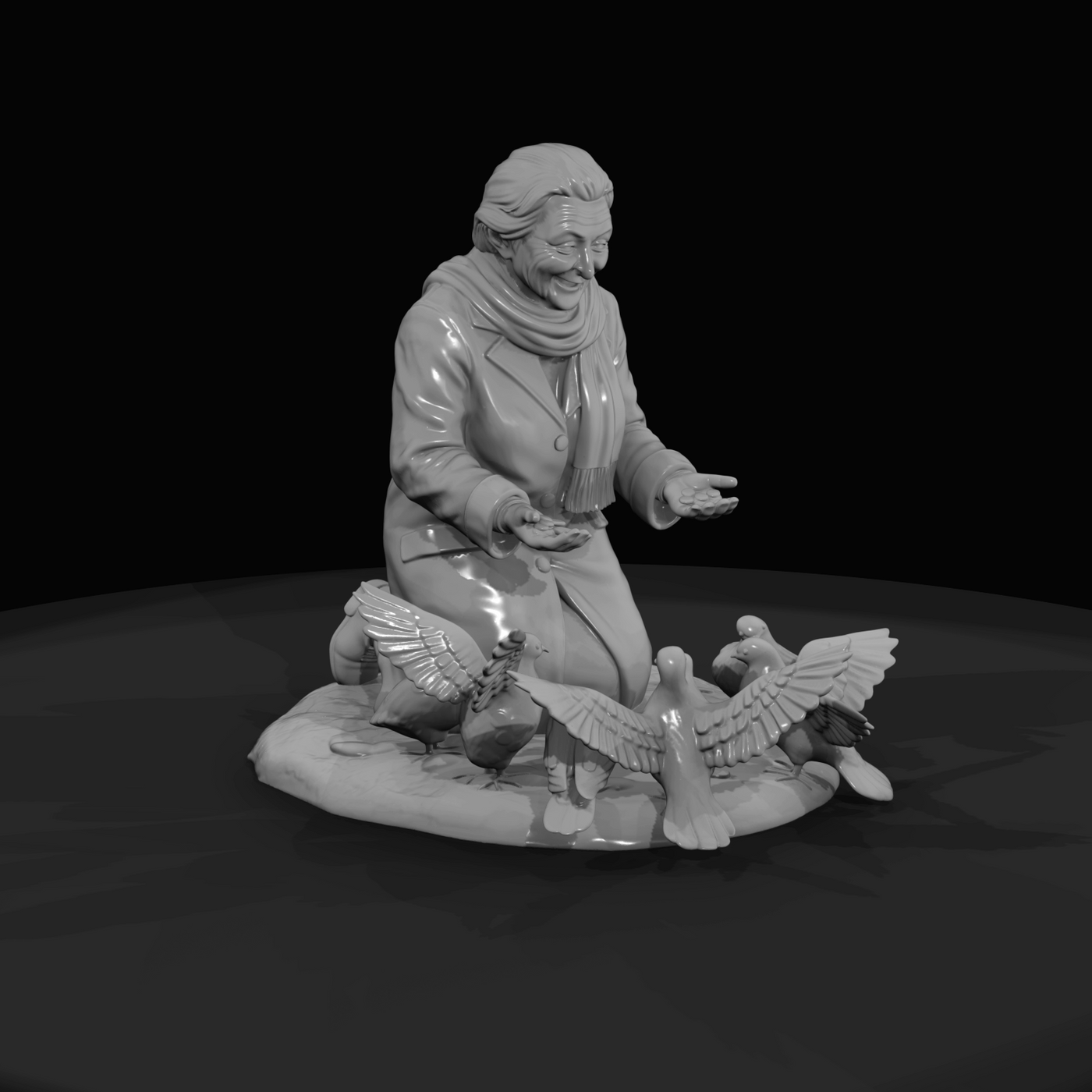 Pigeon Lady (contemporary)