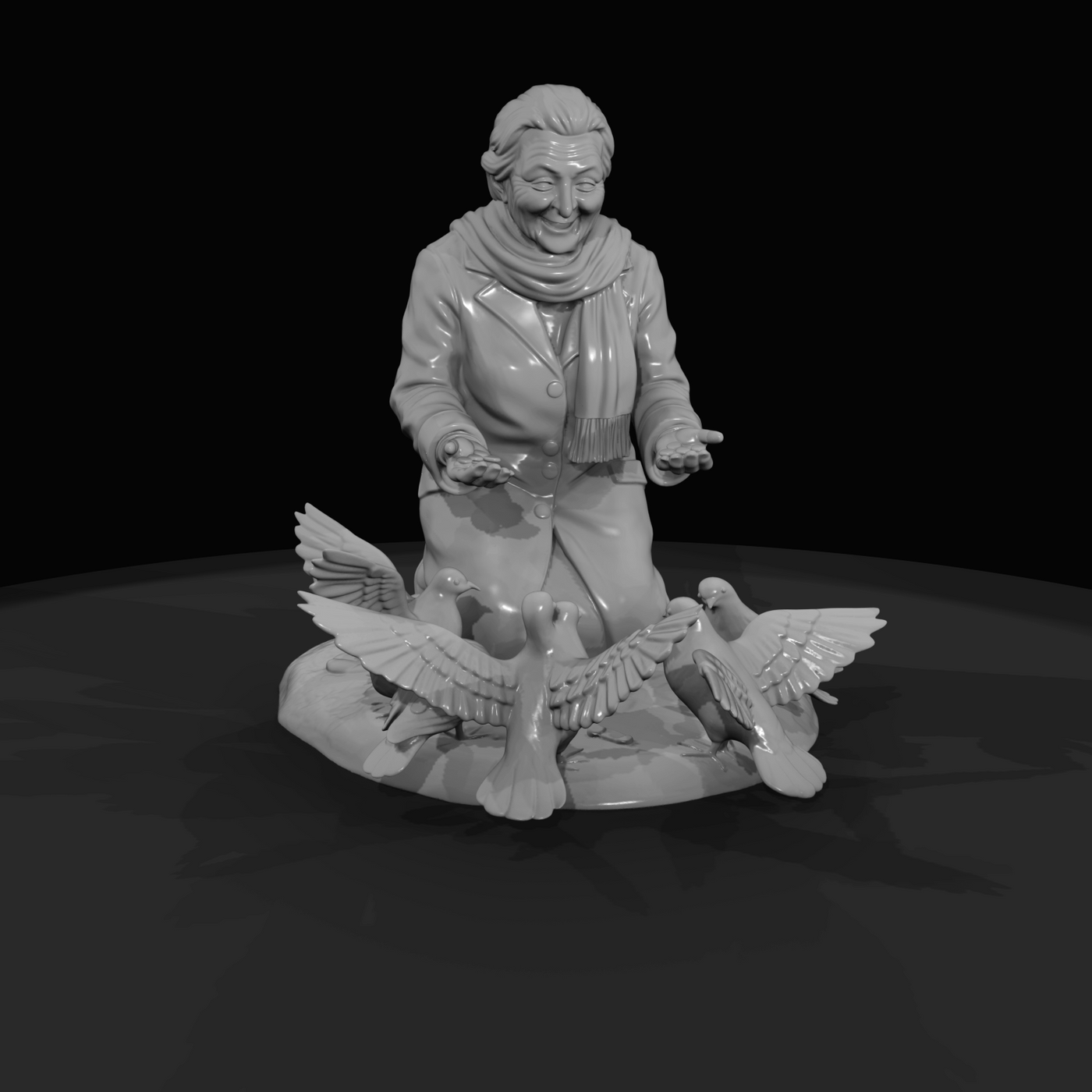 Pigeon Lady (contemporary)