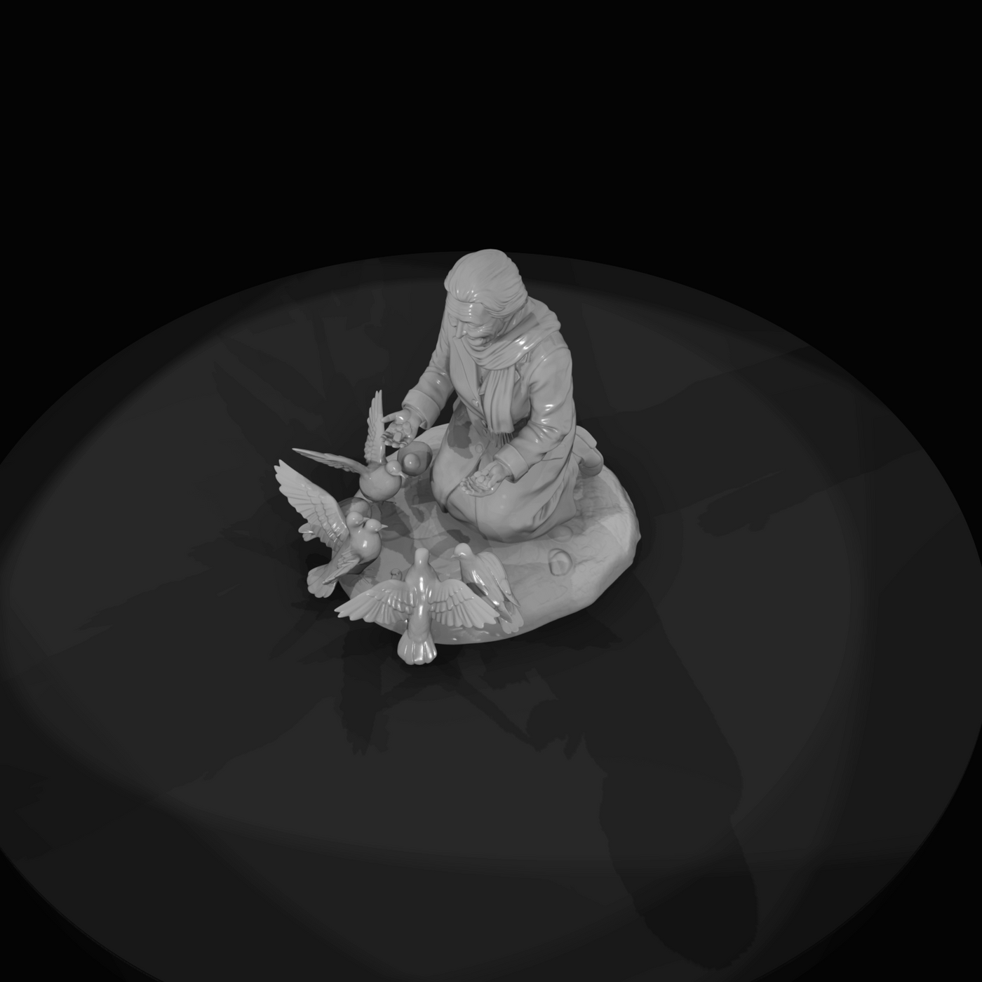 Pigeon Lady (contemporary)