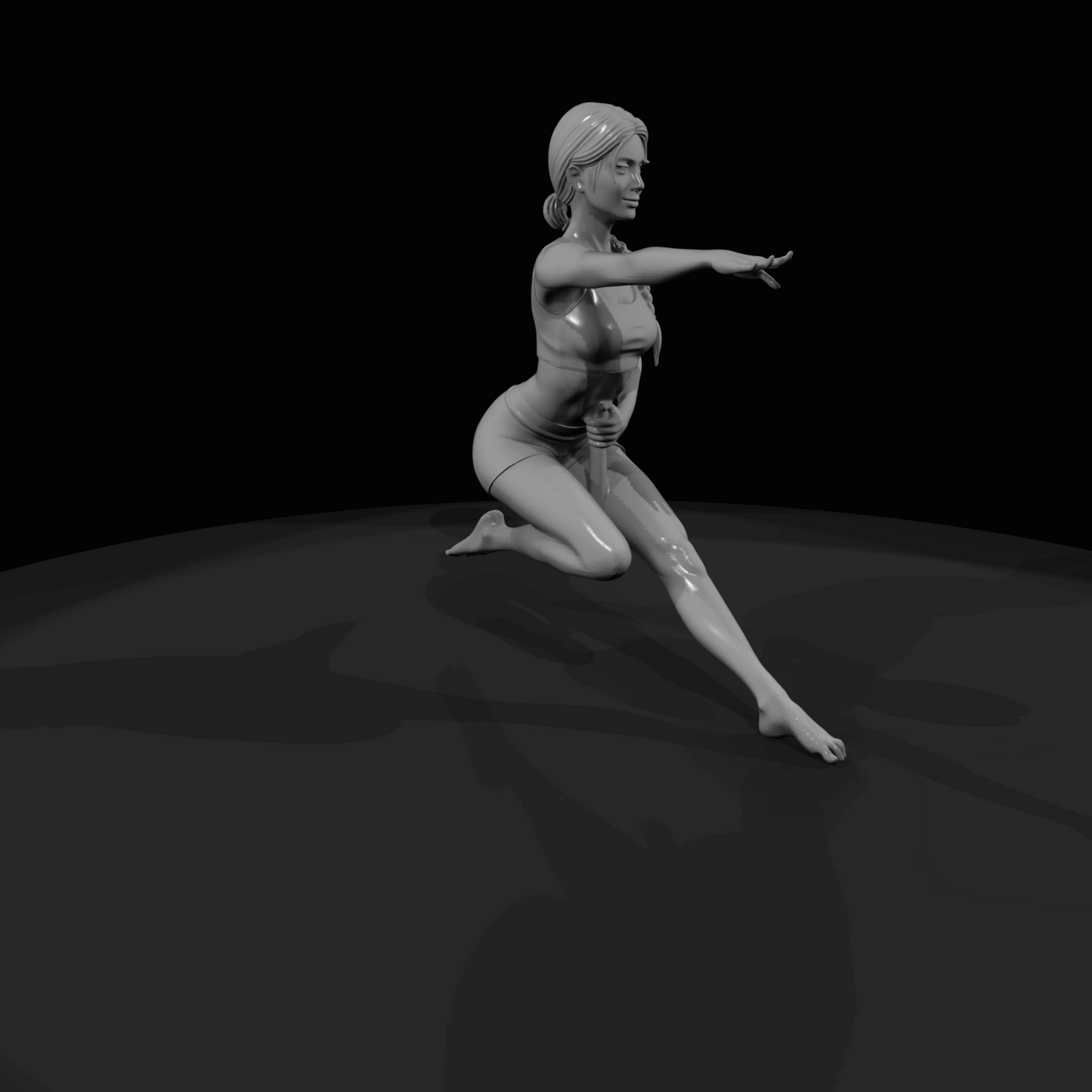 Pole Dancer Figure (estimated) — Aerial Crescent