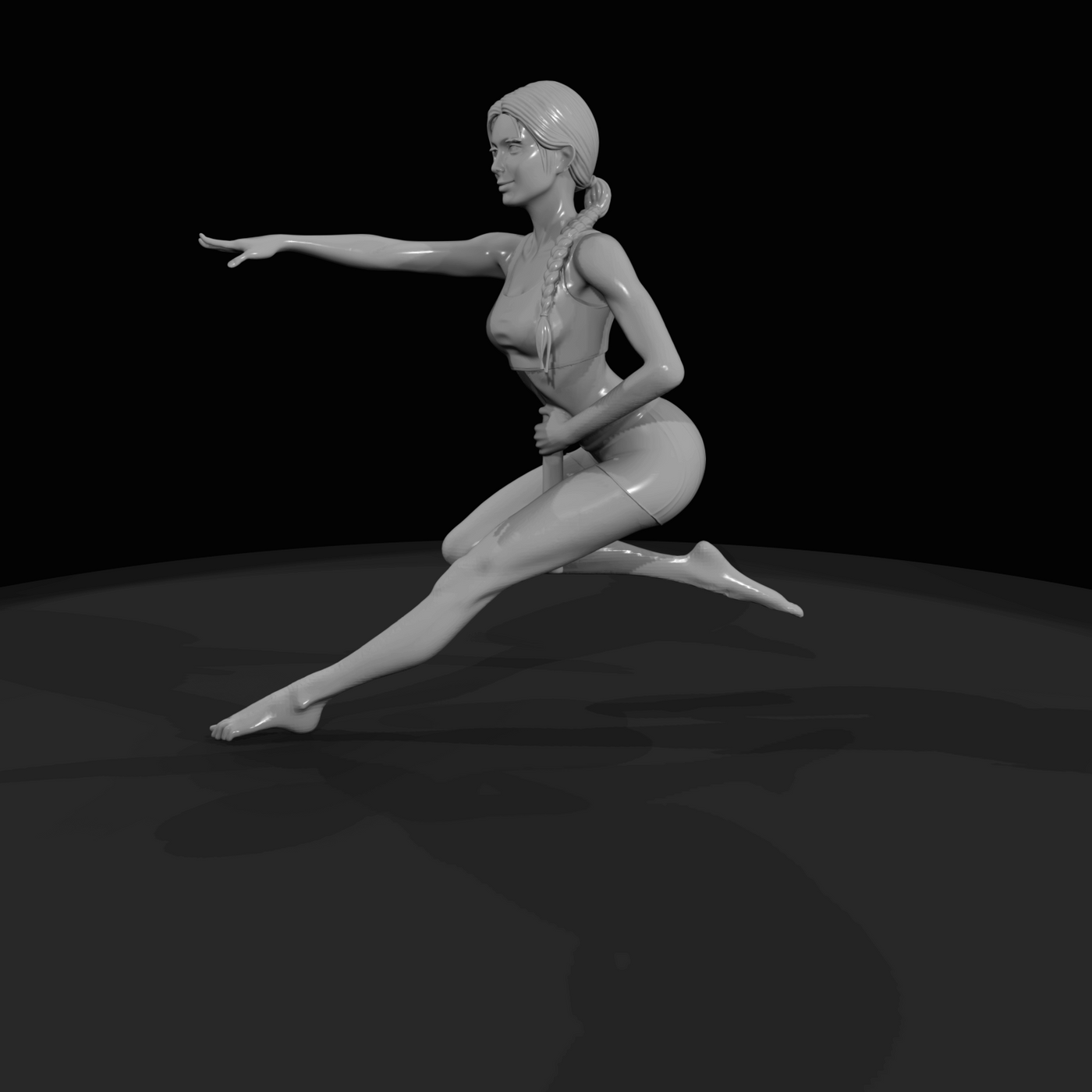Pole Dancer Figure (estimated) — Aerial Crescent