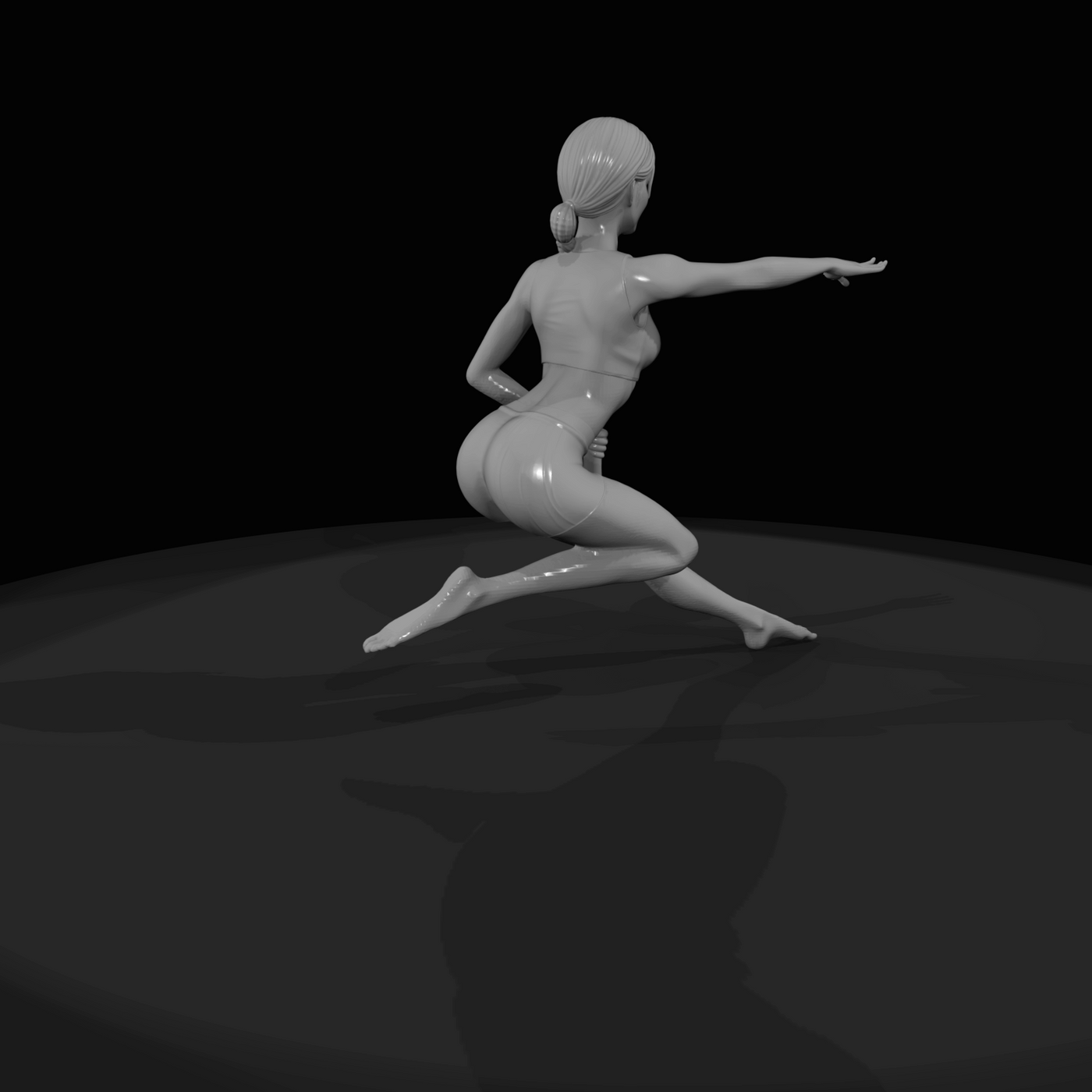 Pole Dancer Figure (estimated) — Aerial Crescent