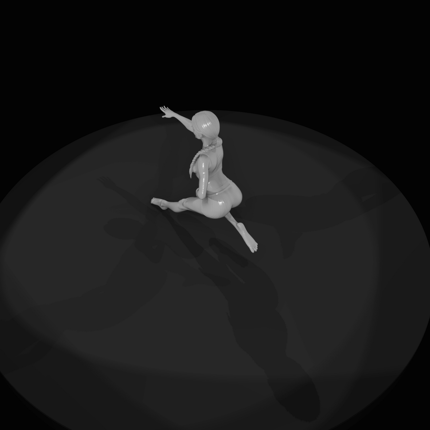 Pole Dancer Figure (estimated) — Aerial Crescent