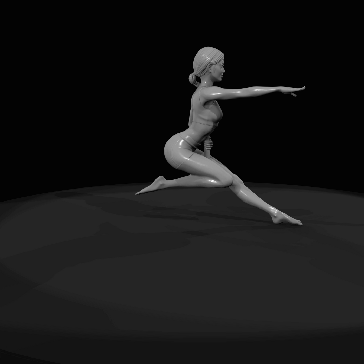 Pole Dancer Figure (estimated) — Aerial Crescent