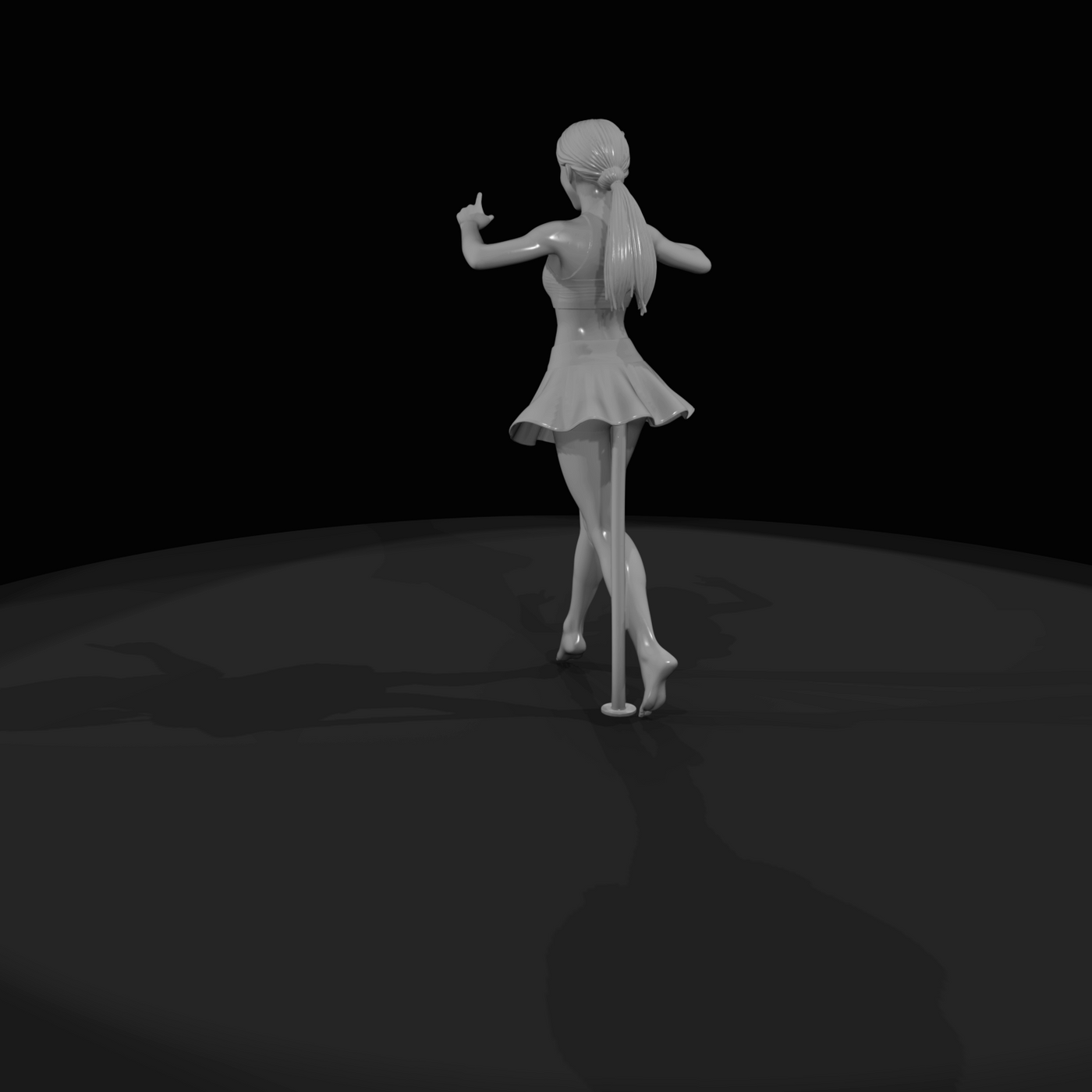 Pole Dancer Figure (estimated) — Allegro Spin