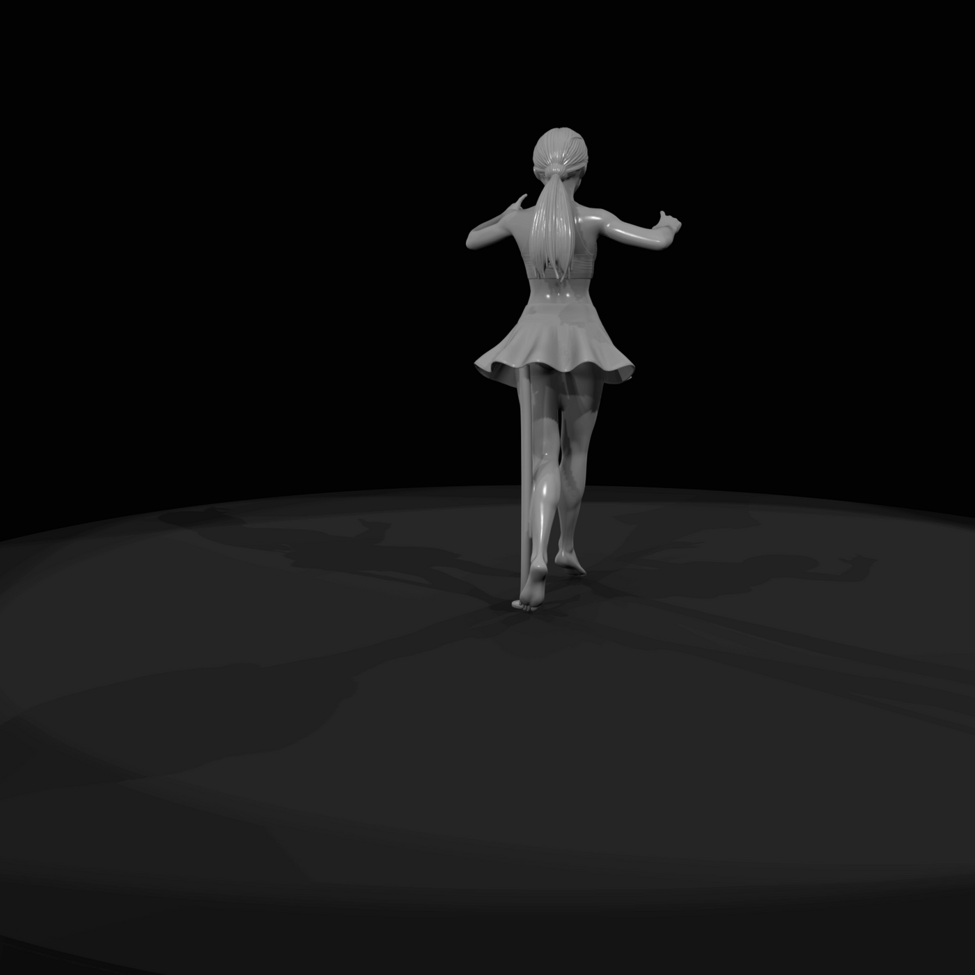 Pole Dancer Figure (estimated) — Allegro Spin