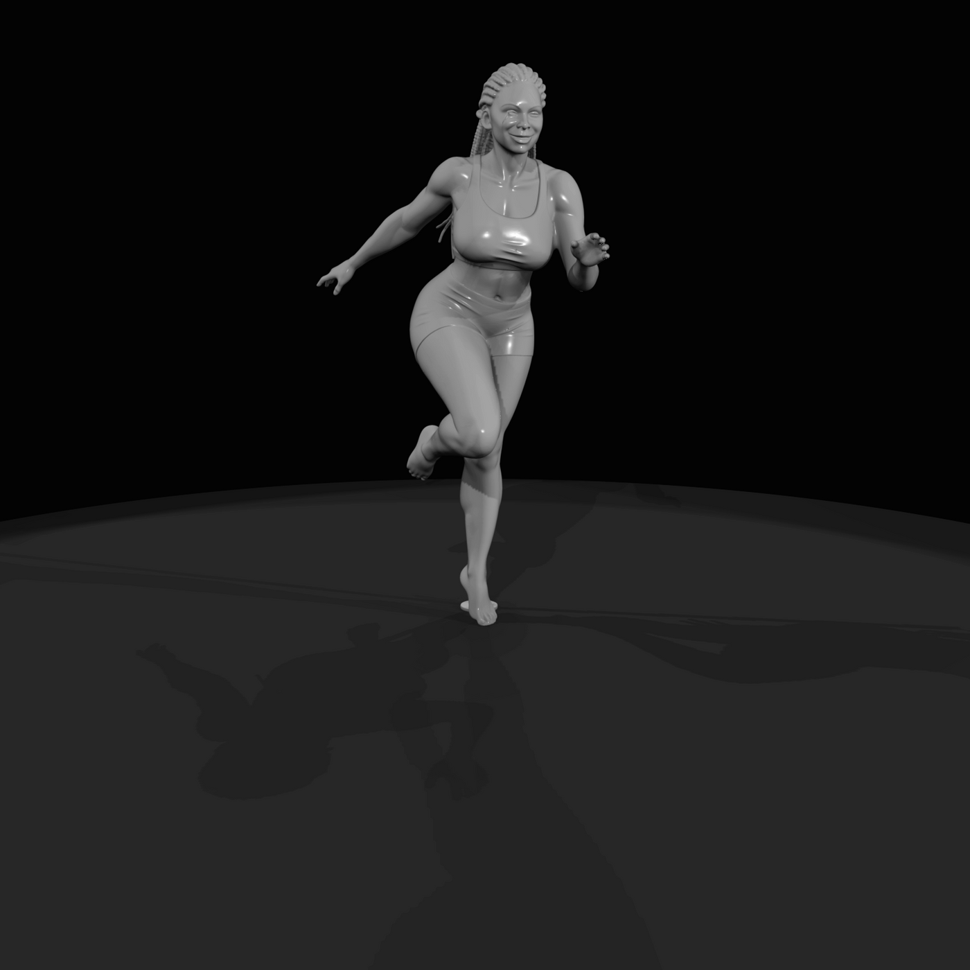 Pole Dancer Figure (estimated) — Back Hook