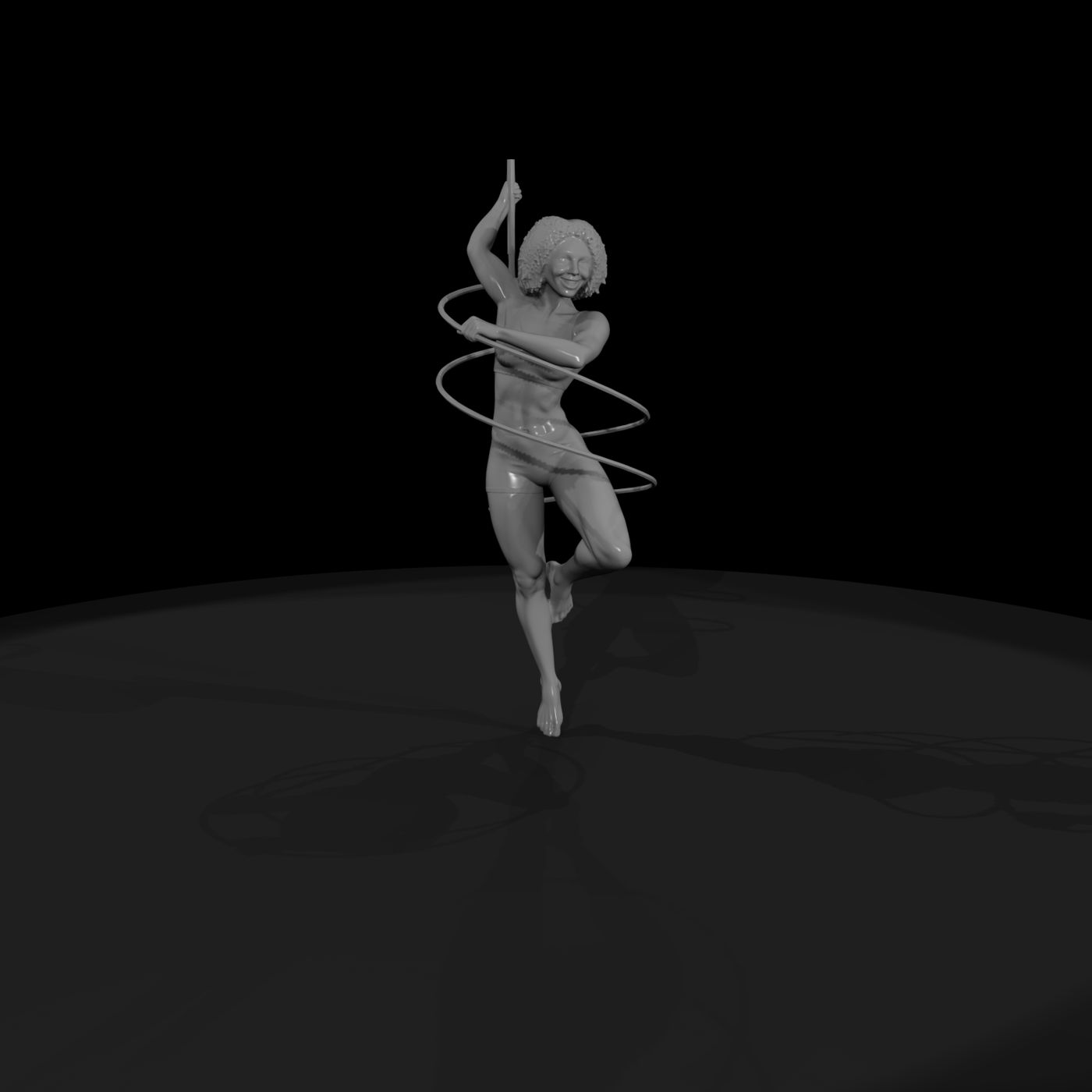pole dancing completion corkscrew spin