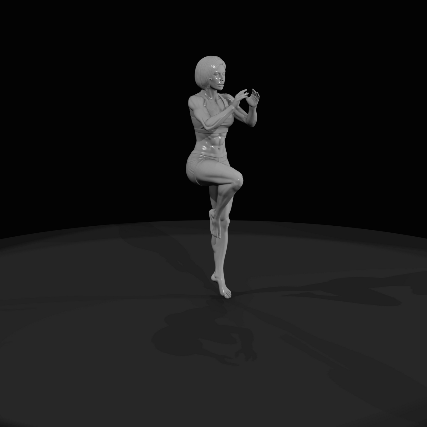 Pole Dancer Figure (estimated) — Knee Vault
