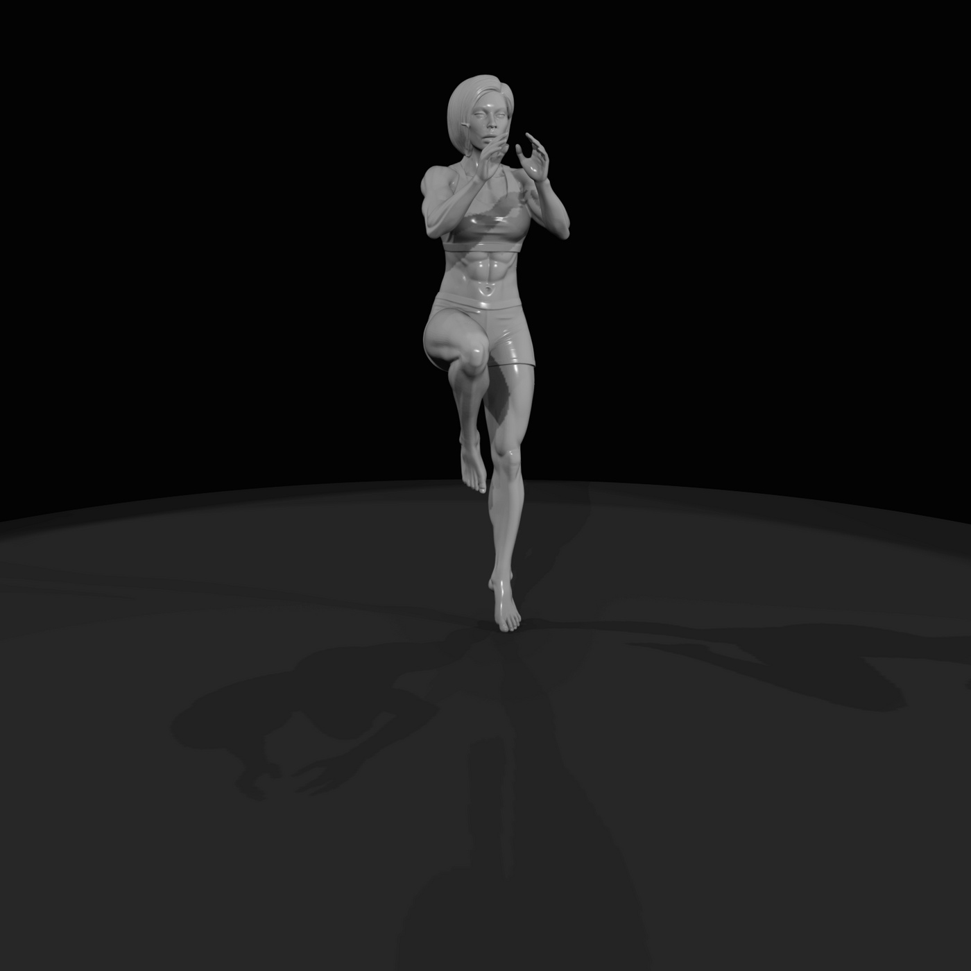 Pole Dancer Figure (estimated) — Knee Vault
