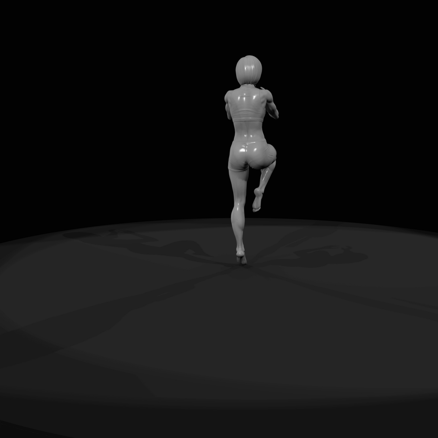 Pole Dancer Figure (estimated) — Knee Vault