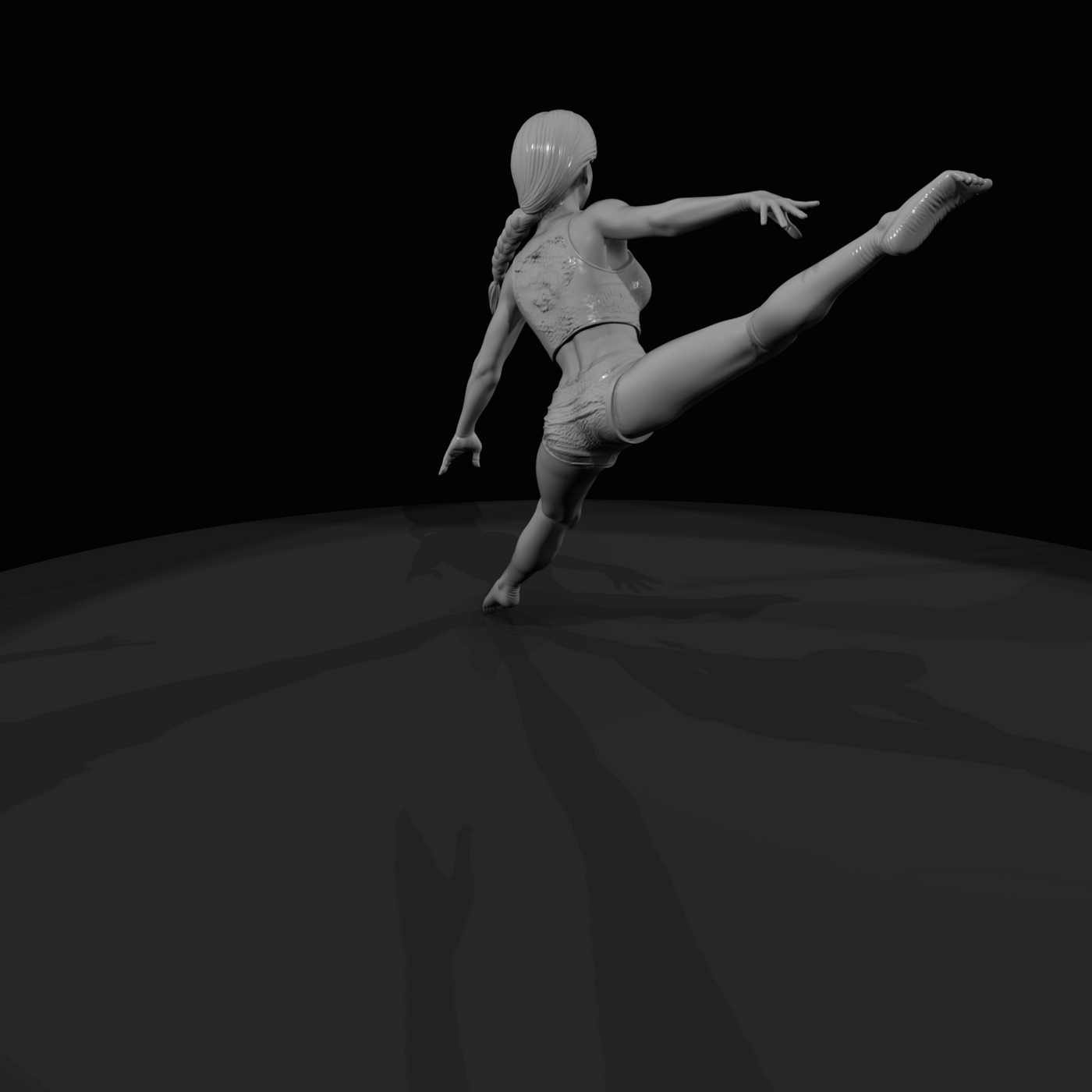 Pole Dancer Figure (estimated) — Pole Cartwheel